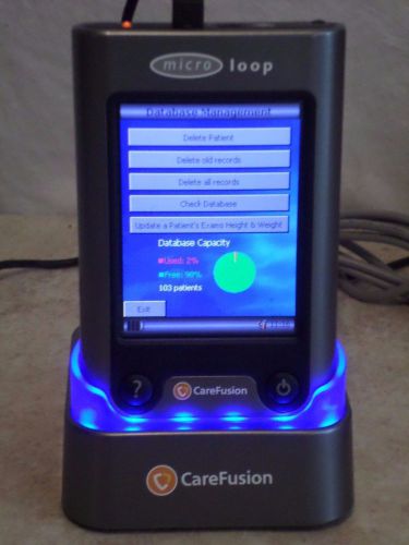 Carefusion Micro Loop Microloop UK Spirometer Spirometry Portable