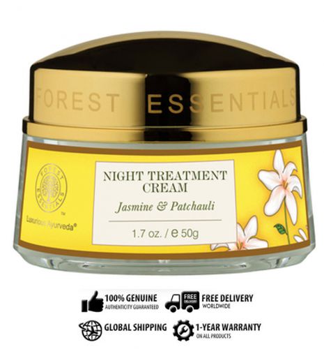 Forest Essential Night Treatment Cream Jasmine &amp; Patchouli 50 Gm