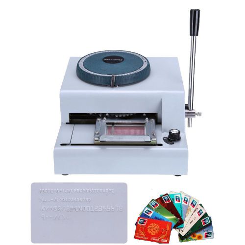 70-character manual credit id vip embosser pvc card embossing machine 70 letter for sale