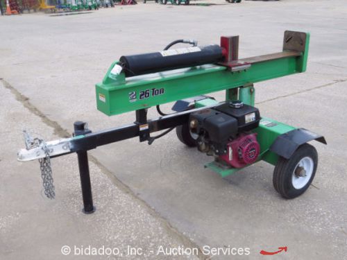 Iron &amp; oak brave 26-ton portable hydraulic log splitter honda gx270 gas engine for sale