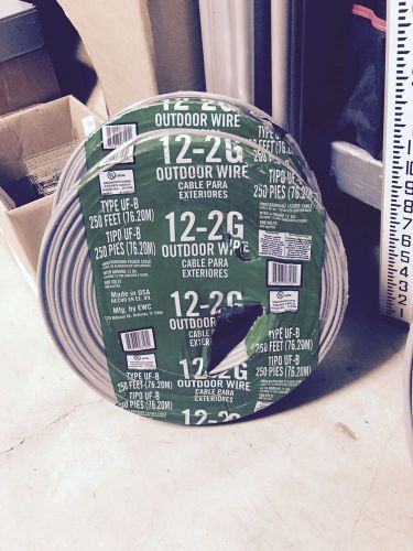 12/2 u-f w/ground, outdoor/underground electrical copper cable for sale