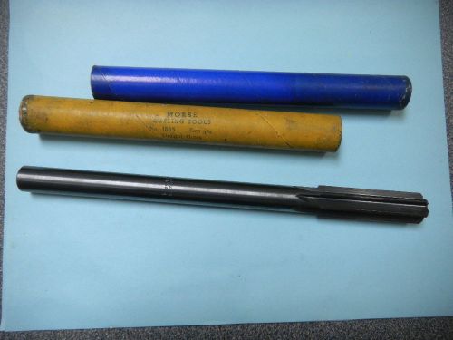 Morse CHUCKING REAMER Straight Flutes No 1655  3/4 ” High Speed Steel 9  1/2 ” long