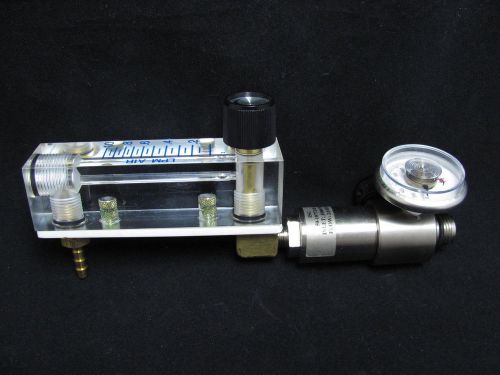 Flowmeter regulator isg psig lpm air gas 50-10772-05 intermountain specialty for sale