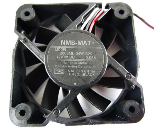 10pcs NMB DC BRUSHLESS Fan 50mmx50mmx15mm 2006ML-04W-S29 5015 12V 0.08A 3-pin