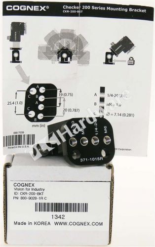 New cognex ckr-200-bkt 4g 3g &amp; 200 series industrial checker mounting bracket qt for sale