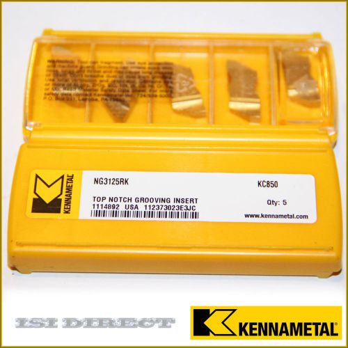 NG3125RK KC850 KENNAMETAL *** 10 INSERTS *** FACTORY PACK ***
