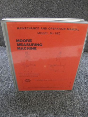 Moore Measuring machine manual / great condition