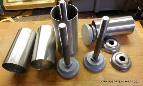 HOBART 7772-1 4&#034; STAINLESS STEEL SUPORT LEGS FOR BUFFALO CHOPPERS &amp; 4812-4822