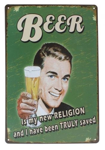 Beer Tin Sign Vintage Metal Plaque Poster Bar Pub Home Wall Decor