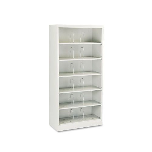 600 series open shelving, 6-shelf, steel in putty legal (light gray) ab457915 for sale