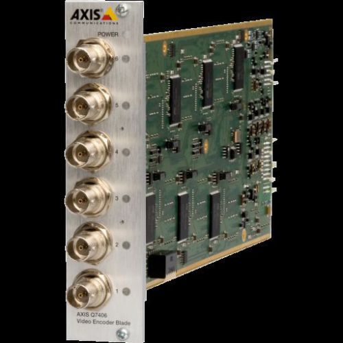 AXIS Q7406 6 Channel Video Network IP Server Encoder Card New Unopened