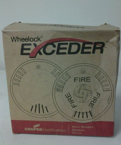 Wheelock exceder fire alarm wall or ceiling mount strobe for sale