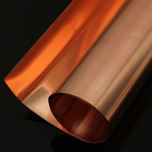 99.95% purity pure copper cu metal sheet foil 0.1x200x1000mm for handicraft for sale