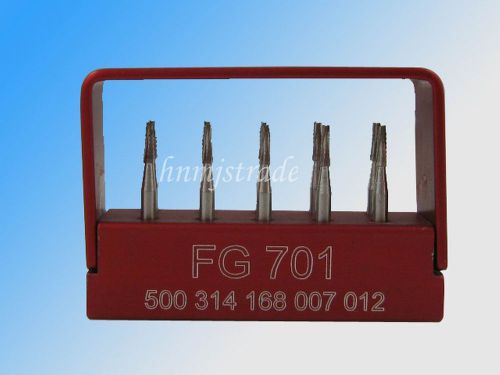 Sbt tungsten carbide steel cross-cut taper drills for high speed handpiece fg701 for sale