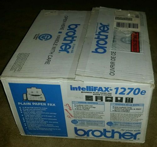 Brother IntelliFAX 1270e Business Plain Paper Fax Phone Copier NEW in open box