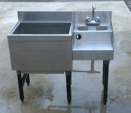 Krowne bar sink, ice bin, and drink holder for sale
