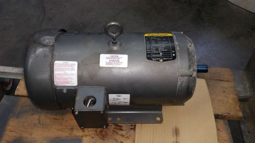 BALDOR 2HP DC MOTOR CD6202 1750RPM 184C FRAME VOLTAGE (180 ARM 200/100 FIELD)