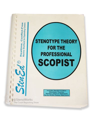Stenotype theory for the professional scopist used free shipping for sale