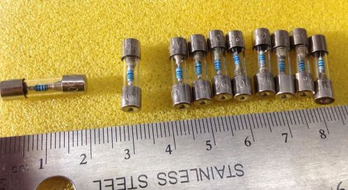 10 pieces 250V 50mA Slow Blow 5x20mm Glass Tube Fuses With Resistors (US seller)