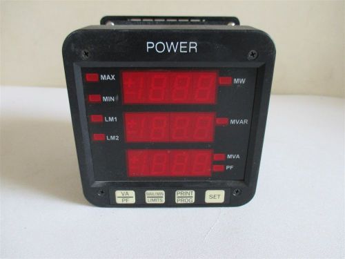 Electro Industries 3DWA300 Triple Display Power Monitor Substation Feeder DM Ser