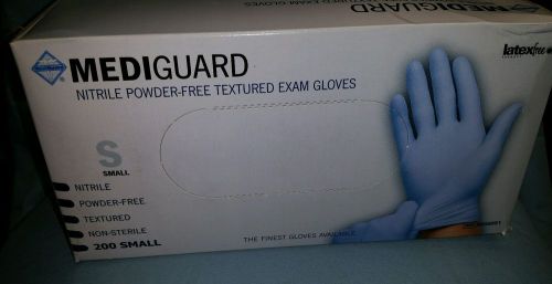 MediGuard MG6051 Nitrile Textured Exam Gloves (Box of 200) - Small