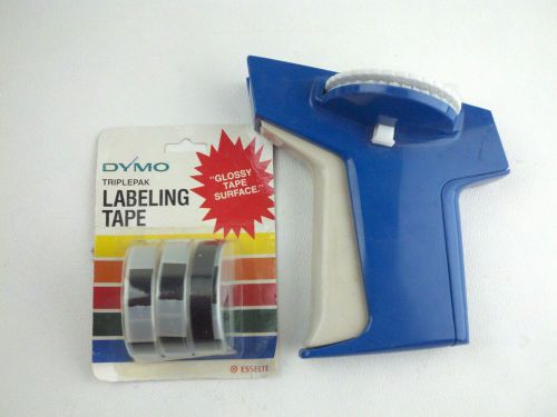 Dymo Hobbyist 1895 Label Maker Gun plus Triplepak Labeling Tape