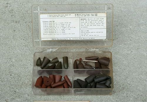 CRATEX Rubberized Abrasive Point &amp; Mandrel Set - Mfr #767