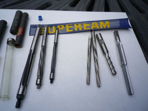 Mix lot of 6 weldon l&amp;i &amp; misc reamers new and used for sale