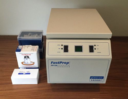 Thermo savant fastprep 120 cell disrupter system + lysing matrix tubes for sale