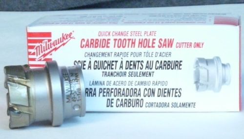 MILWAUKEE 1 1/8&#034; 29mm CARBIDE TOOTH HOLE SAW Cutter Brand New Box 49-57-8215