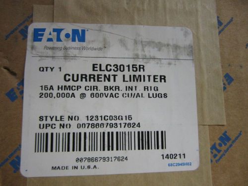 NEW EATON ELC3015R CURRENT LIMITER 15A
