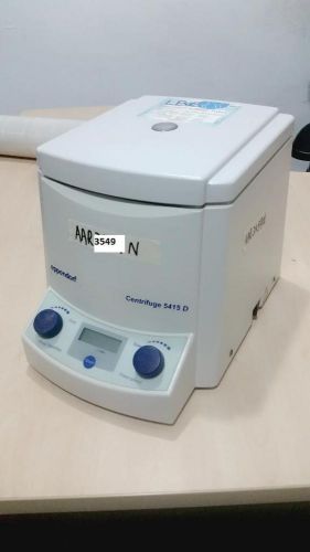 EPPENDORF 5415D BENCHTOP CENTRIFUGE WITH ROTOR - AAR 3543