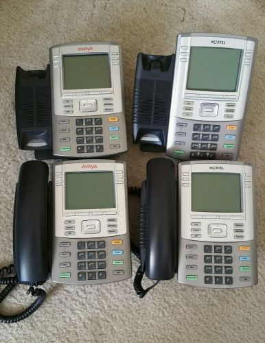 Lot of 4 Nortel/Avaya IP Desk Phone 1140E Model NTYS05