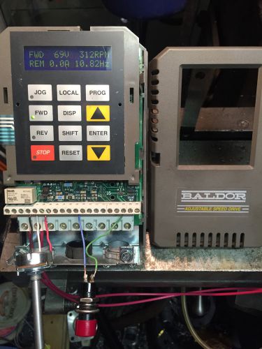 Baldor ID15P203-ER 3 HP 220 Volt SIngle Phase input Run Bridgeport Mill! Easy!