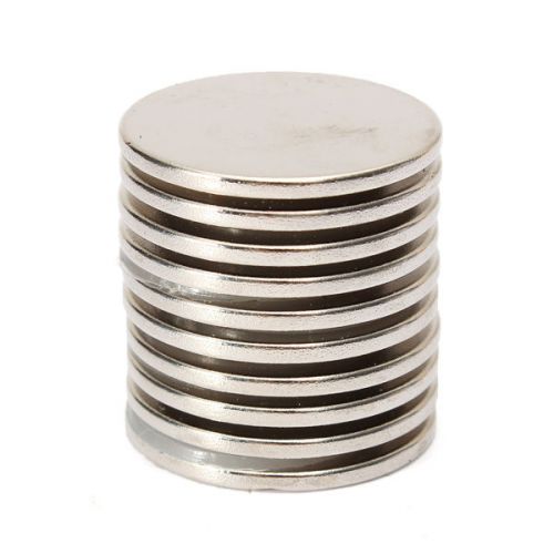 10pcs 25x2mm N35 Strong Round Rare Earth Neodymium Magnet