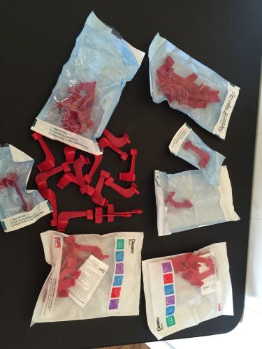 Lot of 40 Red Dentsply XCP/BAI Bite Wing Pedo Blocks Horizontal