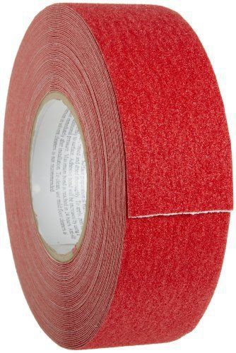 Brady 78198 60 length  2&#034; width  b-916 grit-coated polyester tape  red color ant for sale