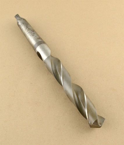 Cle-forge 1-11/32&#034; mt4 (morse taper 4) shank drill bit hss usa vg used condition for sale