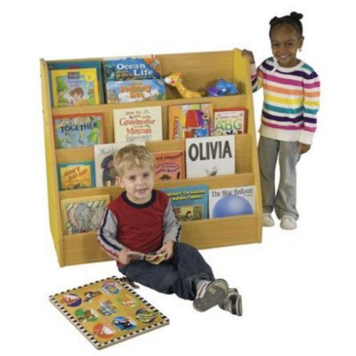 New ecr4kids colorful essentials book display stand  red for sale