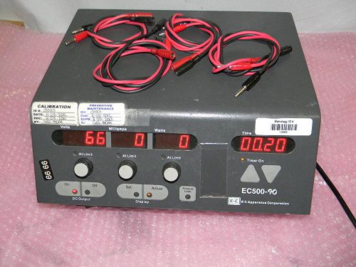 Ec apparatus ec500-90 programmable electrophoresis power supply 2000v/300ma/300w for sale