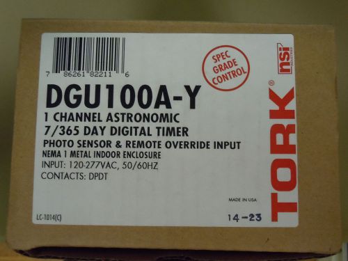 Tork- Model DGU100A-Y. 1 Channel Astronomic 7/365 Day Digital Timer