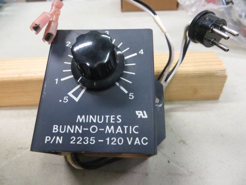 Bunn coffee unit Bunn O Matic timer