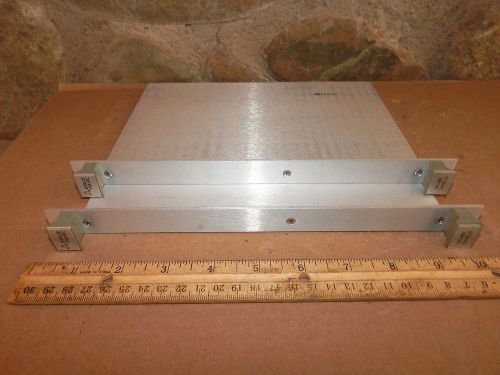 VME Single Width Blanking Plates with Shields, Lot of Two