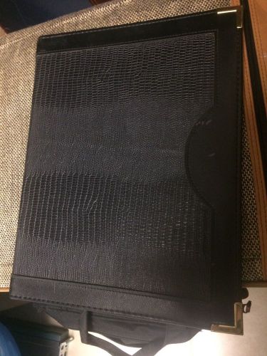 Black Cool Scale Texture Marc Allyn 8.5 x 11 Writing Pad Folio Portfolio