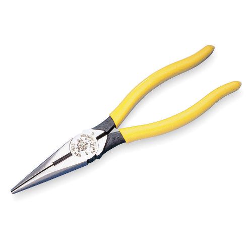 Klein tools d203-8 8&#034; inch heavy duty long nose pliers side cut, free ship, @pa for sale