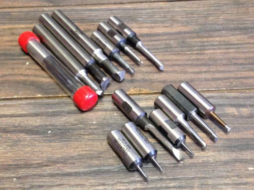 LOT OF CRITERION &amp; OTHER HSS BORING BARS 7/64 - 15/32&#034;