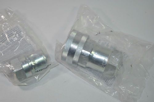 Aeroquip 1&#034; quick disconnect hydraulic coupling set fd45-1169-16-16 fd4511681616 for sale