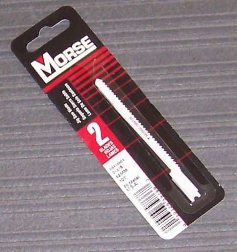 2 Pack MK Morse SB412S 3-5/8&#034; 12-TPI Bi-Metal U-Shank Jig Saw Blades