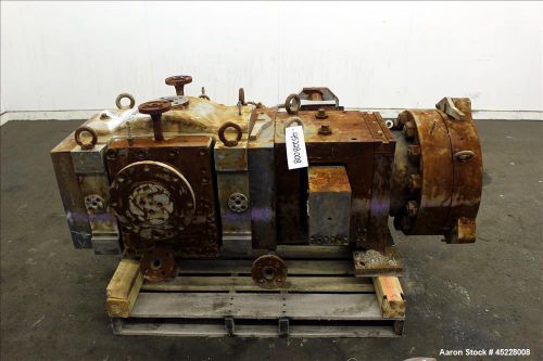 Used- Maag Gear Pump, Model Polyrex 180/125, Carbon Steel. 3 Tons per hour. Incl