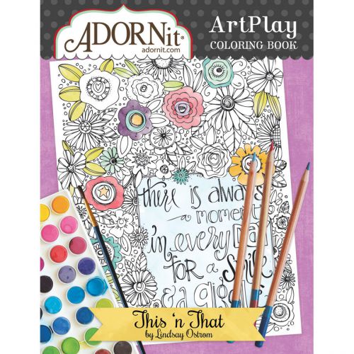AdornIt ArtPlay Coloring Book-This &#039;n That